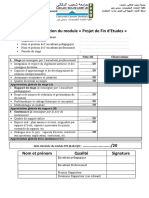 Grille D'évaluation Du Module PFE 2023