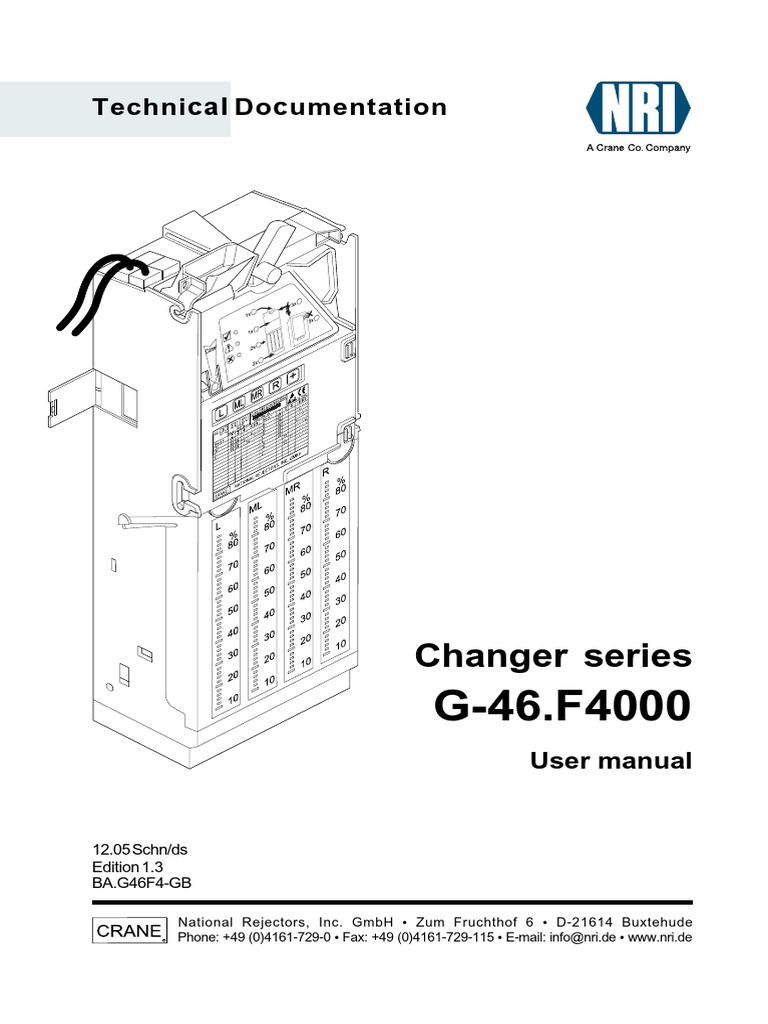 G-46.F4000 User Manual | PDF | Vending Machine | Personal Computers