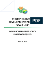 PRDP Scale Up Indigenous Peoples Policy Framework 04.20.2023 1