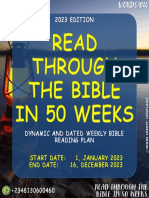 2023 Bible Reading Plan