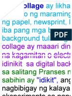 SCIENCE... 4thQ... Kabanata 2. Aralin 7. Weather Collage