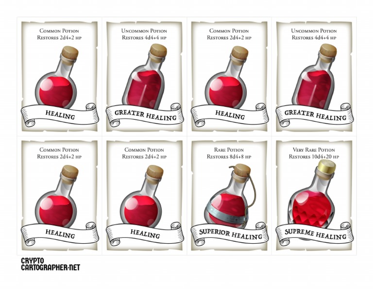 5e+Healing+Potions PDF