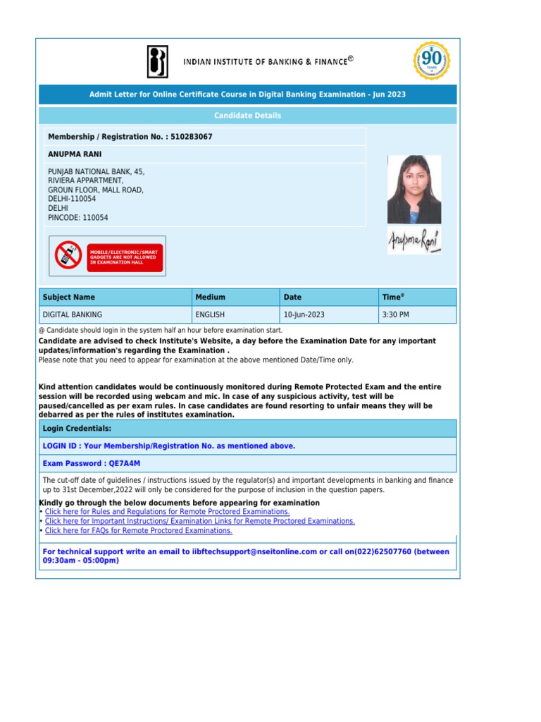 Digital Banking Exam PDF