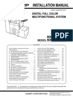 Manual Instalación MX-5051 MX-5071 MX-6051 MX-6071
