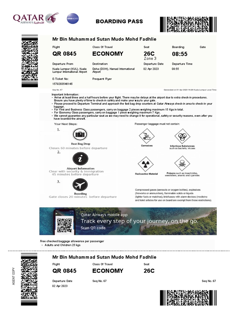 Check in Slip | PDF | Baggage | Airport