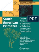 South American Primates - Comparative Perspectives in The Study of Behavior, Ecology, and Conservation (Springer, 2008)