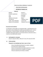 Trabajo de Desarrollo de Cotejos