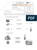 Teste Formativo EM Tecnologia 1ano 3p