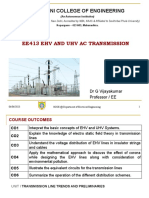 Ee413 Ehv and Uhv Ac Transmission Unit 1 TRANSMISSION LINE TRENDS AND PRELIMINARIES  
