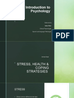 Stress Health and Coping