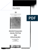 Bogdan e Biklen Investigacao Qualitativa Em Educação