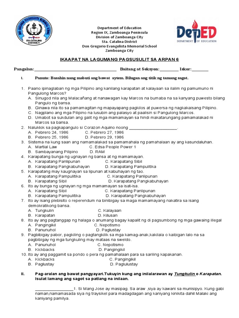 Q4 Summative Test | PDF