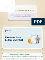 Cash and Credit Ledger Under GST