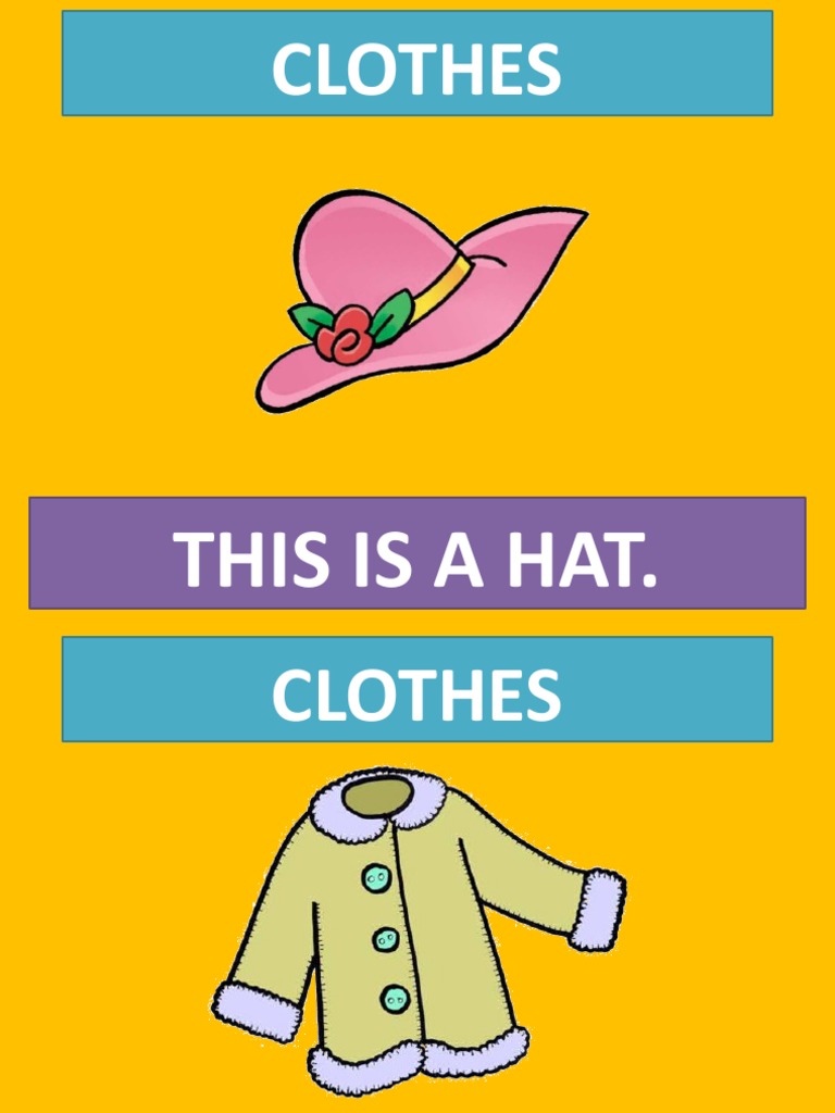 Clothes Vocabulary PDF
