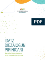Idatz Diezaiogun Pirinioari - Liburua