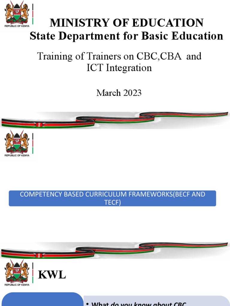 Understanding CBC Frameworks in Kenya | PDF | Learning | Teachers
