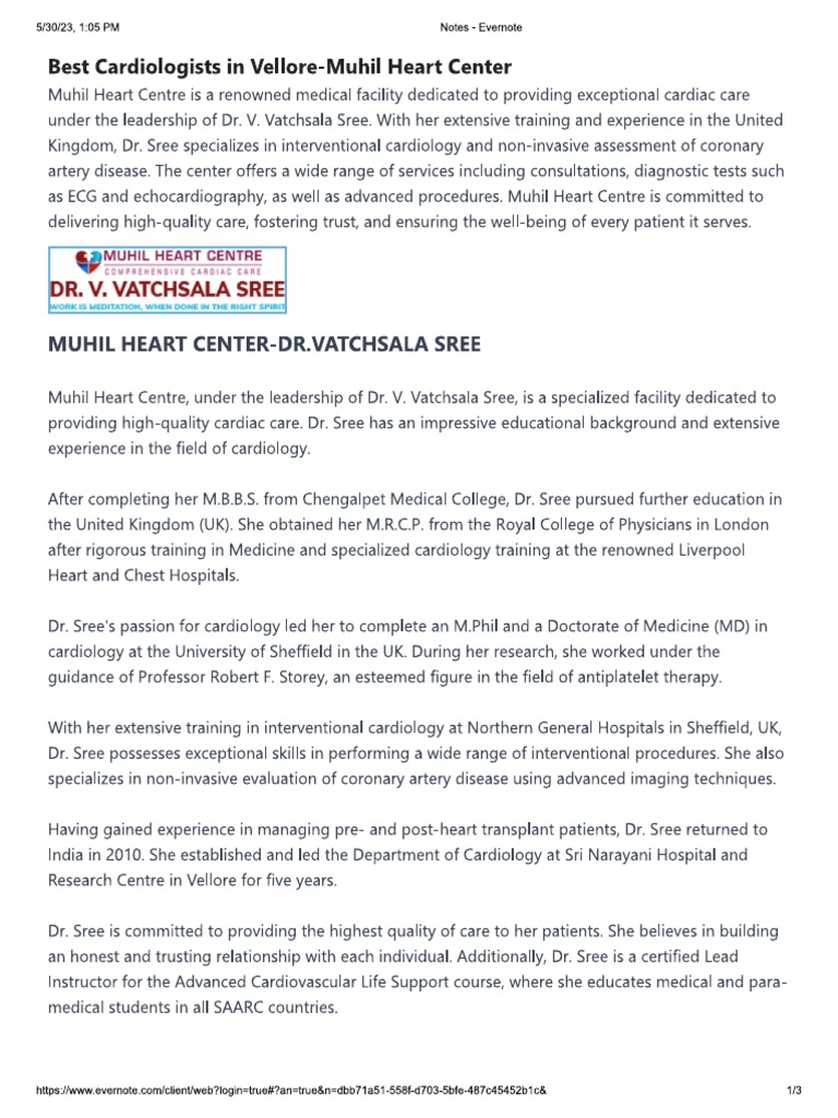 Best Cardiologist Doctor in Vellore PDF Chess Theory Chess