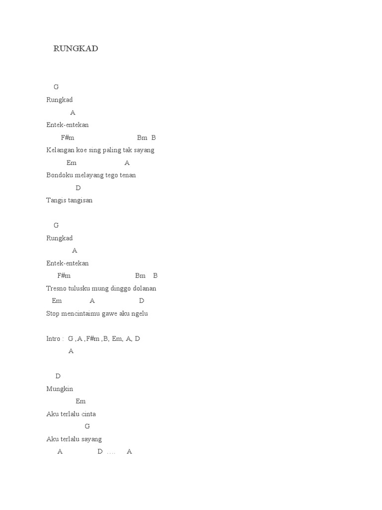 RUNGKAD | PDF