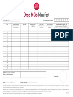 Drop and Go Manifest Template