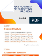 Project Planning and Budgeting PROJ6002