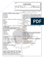 Fonologia - Questões em PDF