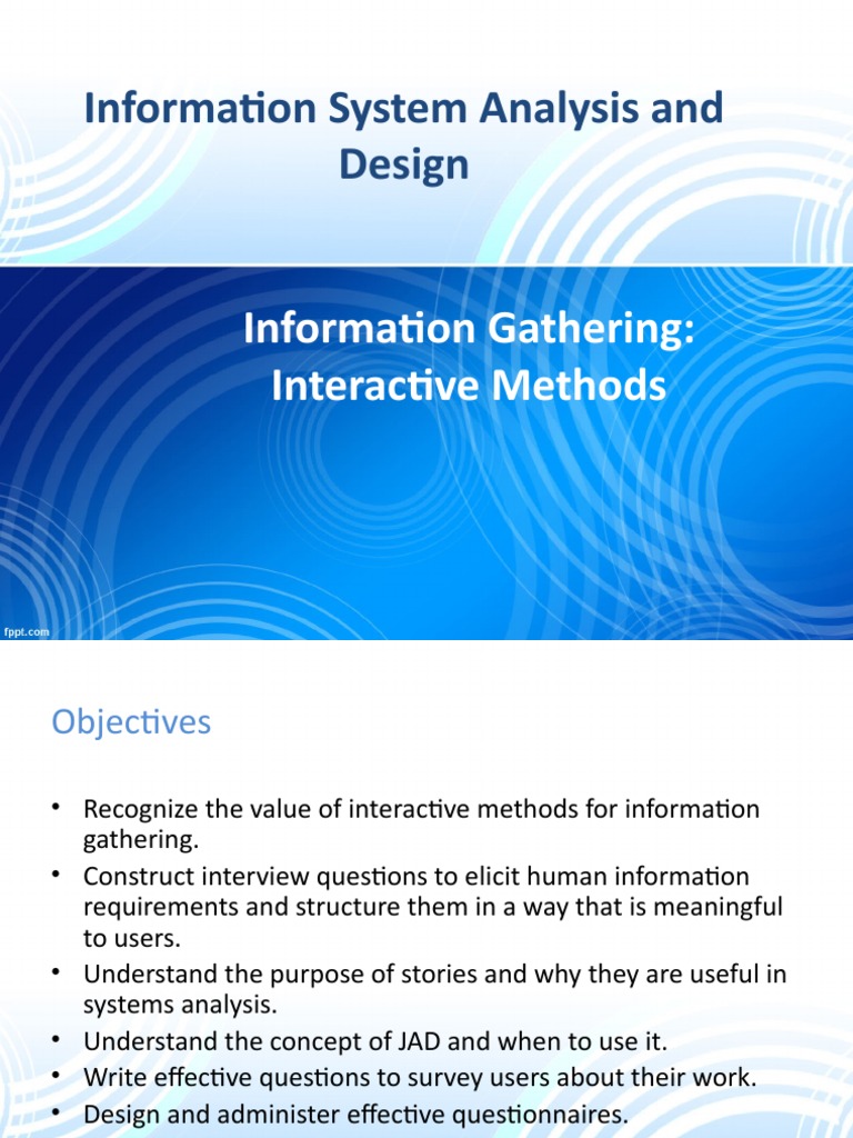 Information Gathering Interactive Methods PDF