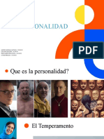 La Personalidad - PSICOLOGIA GENERAL.