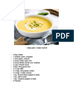 Creamy Corn Soup