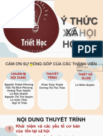 Bài Thuyết Trình Triết Học - Ý Thức Xã Hội - 1432732