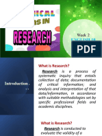 Week 2 Distinguish Technical Terms Used in Researchre