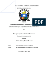 INV. ZEVALLOS (2019) Comportamiento Organizacional