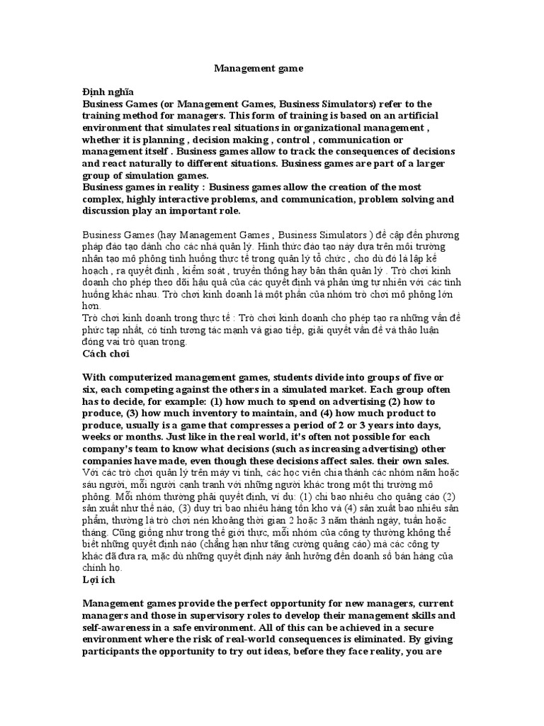 management-game-pdf