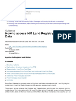 How To Access HM Land Registry Price Paid Data - GOV - UK