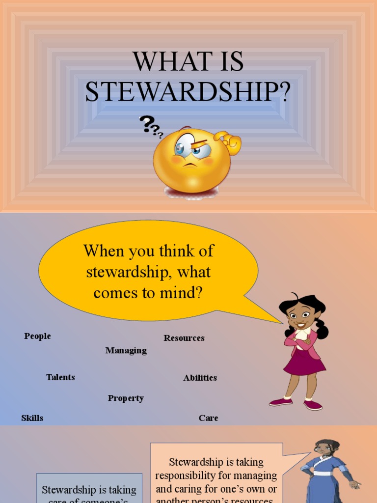 What is Stewardship Powerpoint PDF Genesis Creation Narrative God