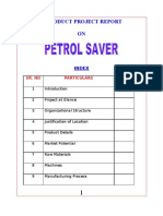 Petrol Saver-BBA-MBA Project Report