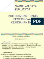 Pengambilan Data Kualitatif