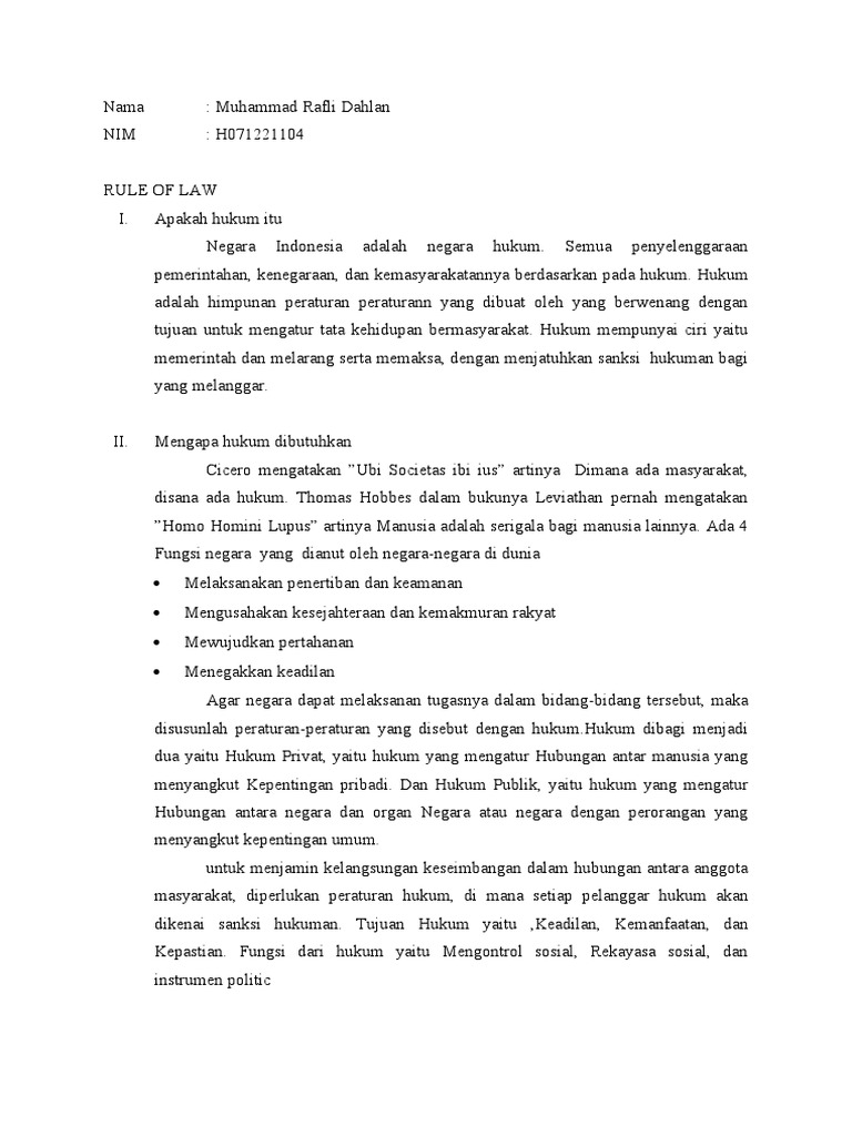 Rule of Law | PDF