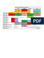 B.tech Civil Istyear Time Table