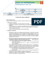 TUTORIA Eda 03 Semana 3-EL CUIDADO DEL MEDIO AMBIENTE