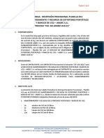 Acta Entrega Recepción Planilla Extintores