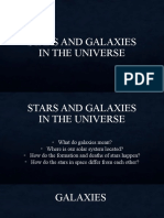 Stars and Galaxies in The Universe CHP 11
