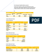 Análisis Económico Financiero Del Proyecto Logístico