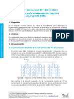 Dimensionamiento de La Compensación Reactiva MT en ERNC