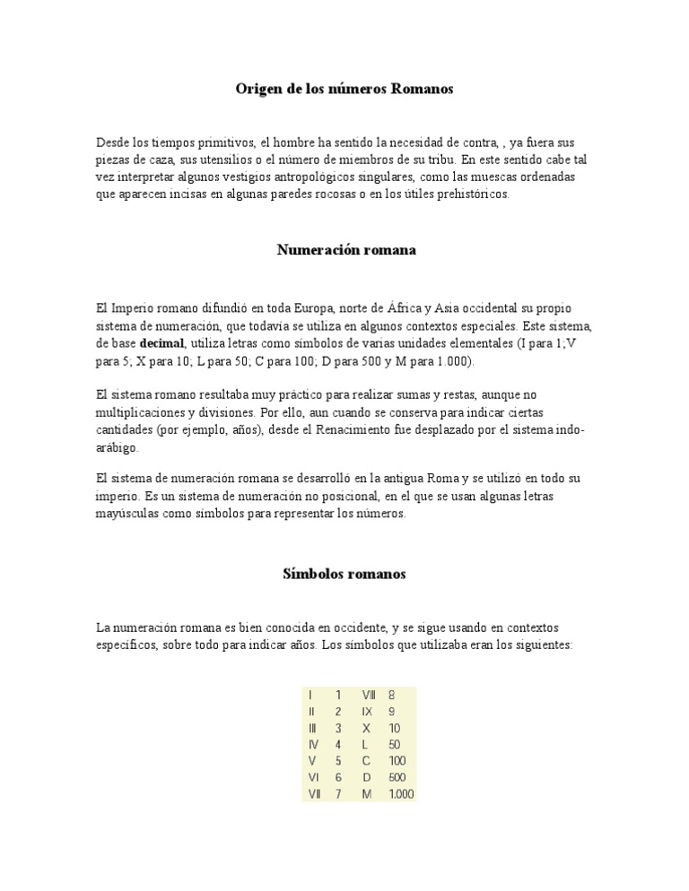 Como Se Escribe 1998 En Numeros Romanos