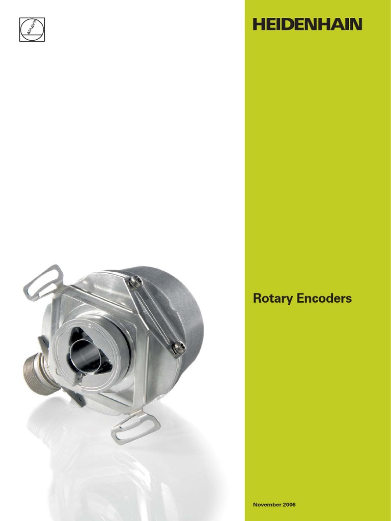 Rotary Encoders Catalog Overview | PDF | Bearing (Mechanical ...