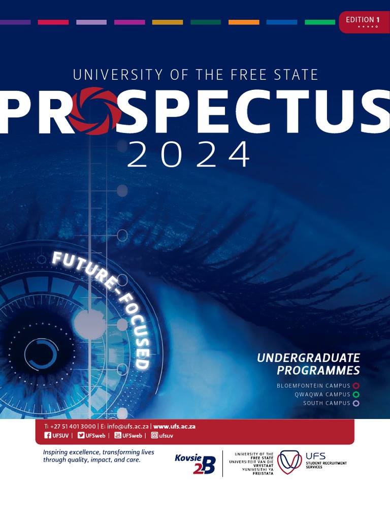 Ufs Prospectus 2024 Web PDF University And College Admission