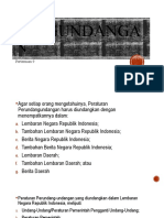 9 Pengundangan