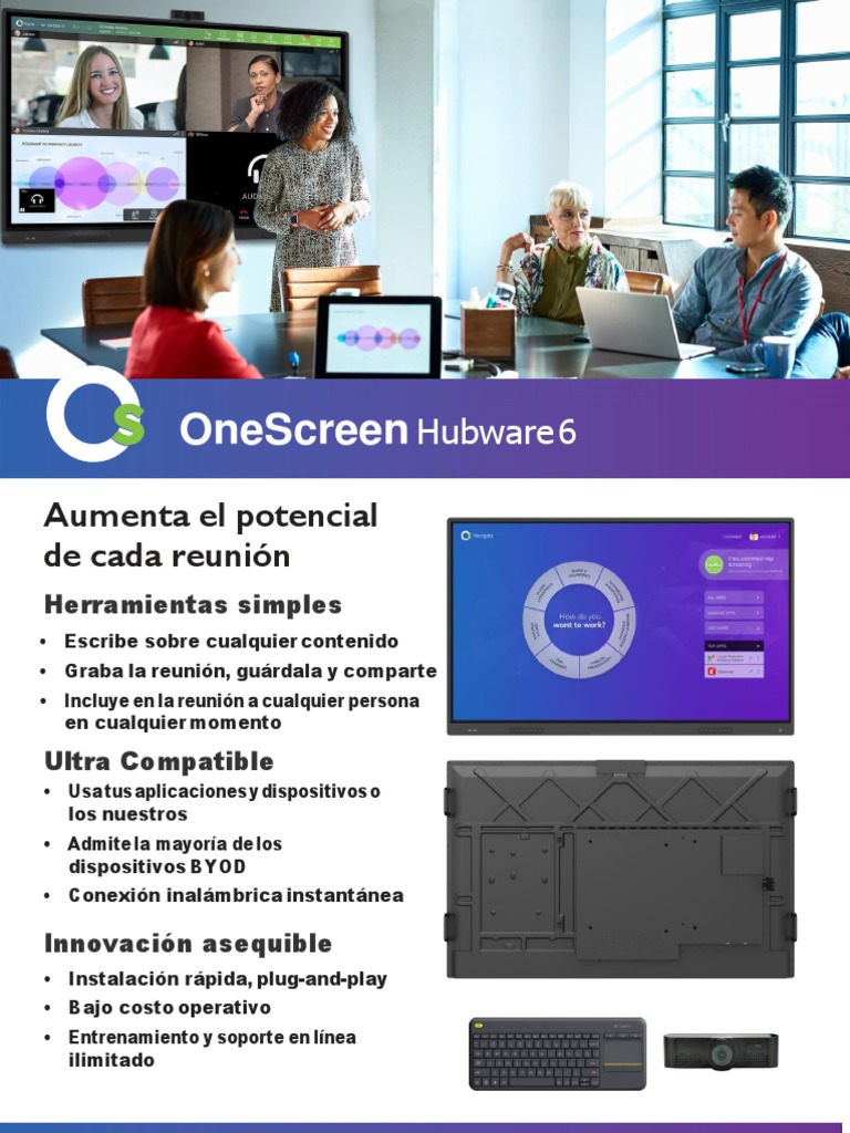 OneScreen: Pantalla Interactiva Eficiente | PDF | Google Play | USB