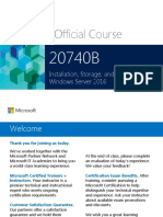 Microsoft Official Course: Installation, Storage, and Compute With Windows Server 2016