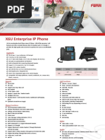 X6U High-End IP Phone-X6U Datasheet-1